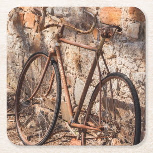 Posavasos Cuadrado De Papel Australia, Clare Valley, Sevenhill, bicicleta anti