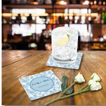 Ave de la tela y nombre personalizado floral Baby 