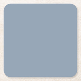 Posavasos Cuadrado De Papel Azul de polvo