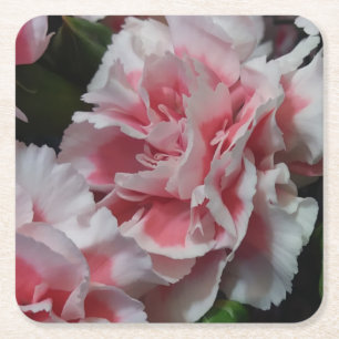 Posavasos Cuadrado De Papel Baby Carnations