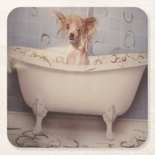 POSAVASOS CUADRADO DE PAPEL BAÑO