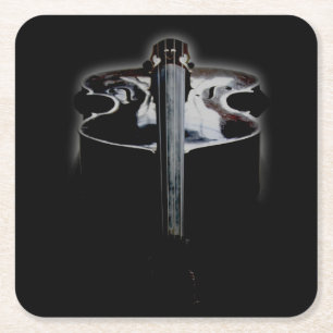 Posavasos Cuadrado De Papel Bass 1 coastercna