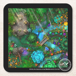 Posavasos Cuadrado De Papel BBSProductions Art