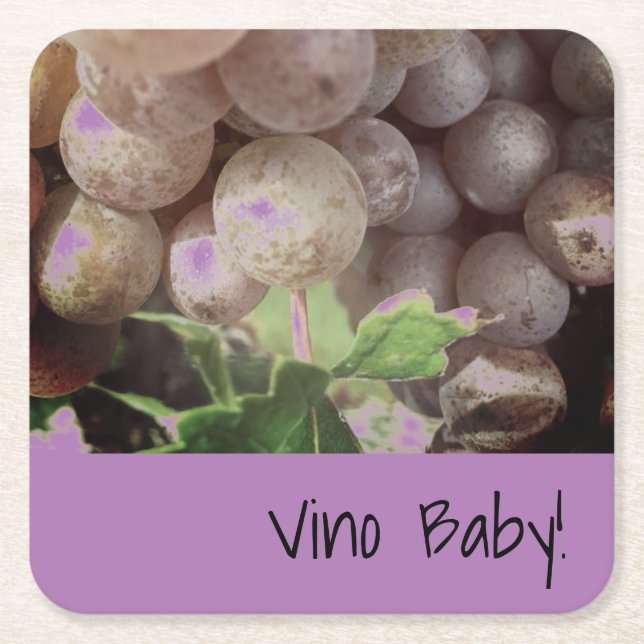 Posavasos Cuadrado De Papel Beber los recipientes (Anverso)