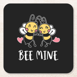 Posavasos Cuadrado De Papel Beekeeper Gift Mina Bee