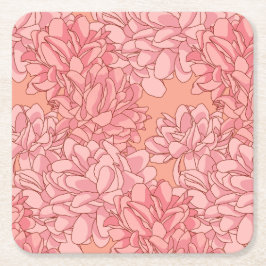 Posavasos Cuadrado De Papel Bellas canciones Papel