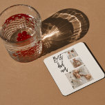 Posavasos Cuadrado De Papel Belleza Collage Foto Mejor Regalo De Papá Nunca<br><div class="desc">Beauty Collage Photo Best Dad Ever Gift es un regalo personalizado que combina belleza y valor sentimental para crear un regalo significativo para tu padre. El regalo es un collage de fotos cuidadosamente seleccionadas de ti y de tu padre, arreglado de una manera hermosa y artística. Las fotos pueden ser...</div>