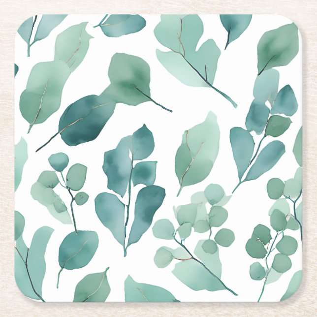 Posavasos Cuadrado De Papel Besonderes design (Anverso)