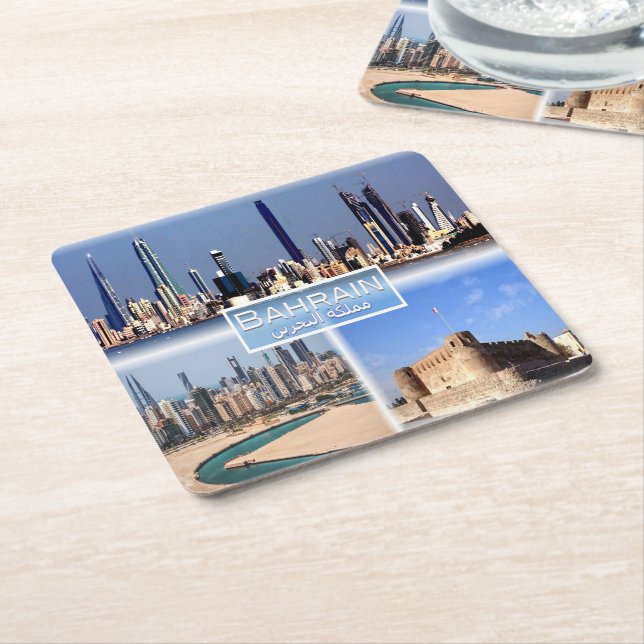 Posavasos Cuadrado De Papel BH Baharain - Manama - Manama Juffair - Arad Ford (En perspectiva)