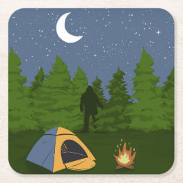 Posavasos Cuadrado De Papel BigFoot Camping 