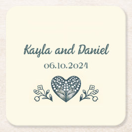 Posavasos Cuadrado De Papel Blogs Eternos