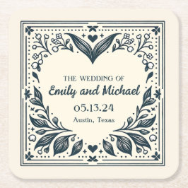 Posavasos Cuadrado De Papel Blogs Eternos