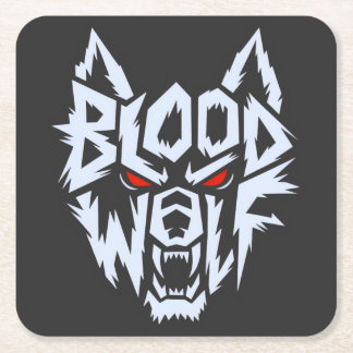 Posavasos Cuadrado De Papel Bloodwolf: El Alpha Awakens