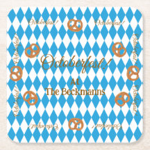 Blue Bavarian Octoberfest Pretzels PERSONALIZA