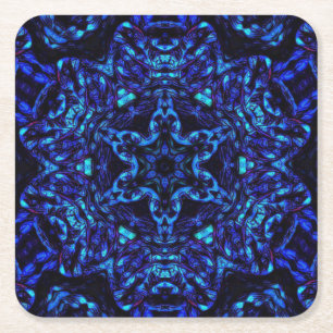 Posavasos Cuadrado De Papel Blued Up