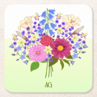 Posavasos Cuadrado De Papel Blumenstrauss Yellow