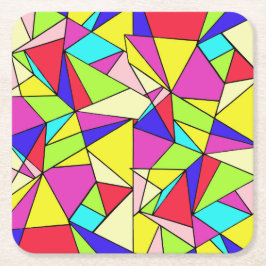 Posavasos Cuadrado De Papel BoChic.