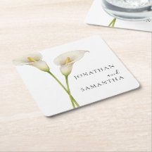 Boda de Flor de Lirios de Calla Blanca Moderna