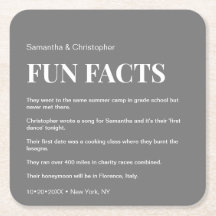 Boda de la lista de hechos divertidos de Mod Gray