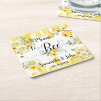 Boda floral amarillo de miel de abejas curas prete