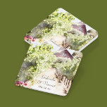 Posavasos Cuadrado De Papel Boda Vineyard y Red Barn Watercolor<br><div class="desc">Personalizar las encantadoras Vineyard y las cuevas de papel Boda Red Barn Watercolor con los nombres de la novia y el novio y la fecha de uso en su elegante y casual ducha de novia o en la hora de cóctel de la recepción matrimonial. En este personalizado, el tema de...</div>