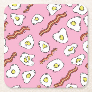 Posavasos Cuadrado De Papel Bonanza para el desayuno: Personalizados Delights