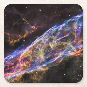 Posavasos Cuadrado De Papel Bonito conjunto de escoria de imágenes hubble
