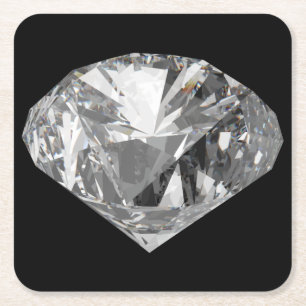 Posavasos Cuadrado De Papel Bonito conjunto de montaña de diamantes de 5 quila