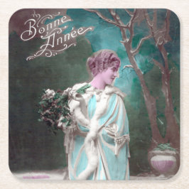 Posavasos Cuadrado De Papel Bonne Anner