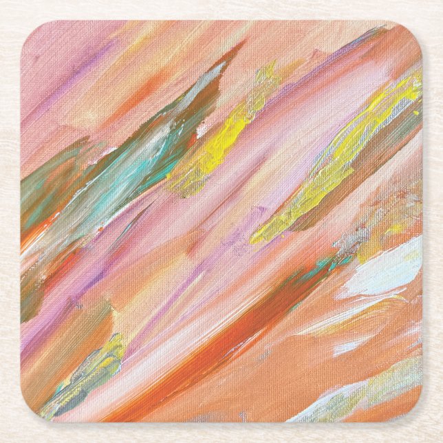 Posavasos Cuadrado De Papel Breakthrough  (Anverso)