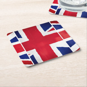 Posavasos Cuadrado De Papel Brexit UK