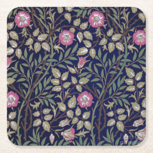 Posavasos Cuadrado De Papel Briar dulce, William Morris