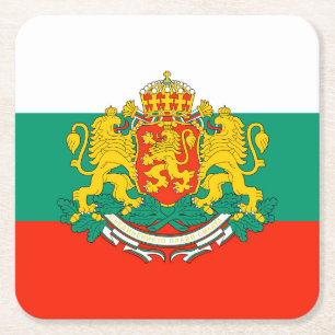 Posavasos Cuadrado De Papel Bulgaria