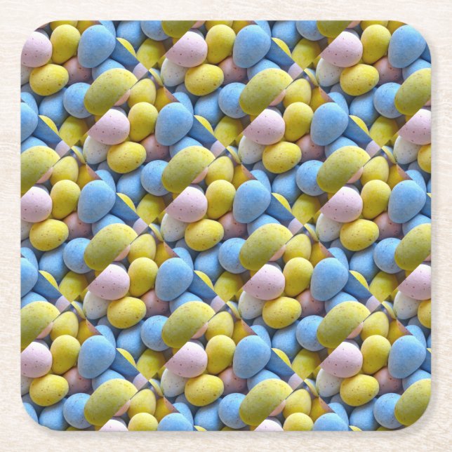 Posavasos Cuadrado De Papel Cadbury Mini Eggs (Anverso)
