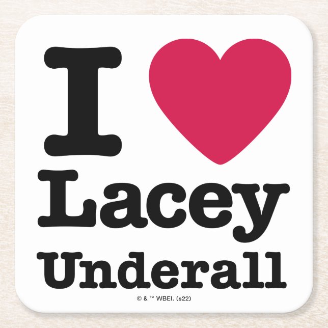 Posavasos Cuadrado De Papel Caddyshack | Amo Lacey Underall (Anverso)