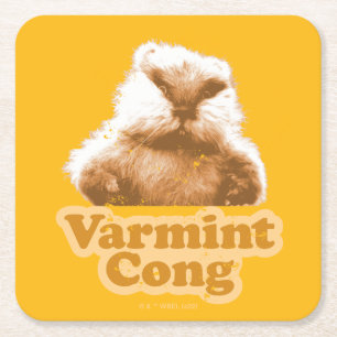 Posavasos Cuadrado De Papel Caddyshack Varmint Cong