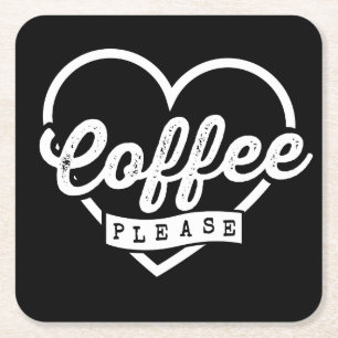 POSAVASOS CUADRADO DE PAPEL CAFÉ