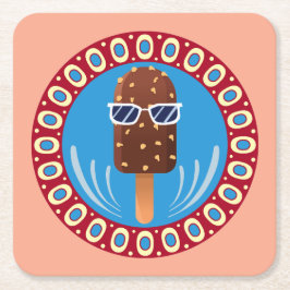 Posavasos Cuadrado De Papel camper stuff