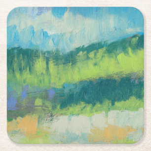 Posavasos Cuadrado De Papel Campo II de Impasto