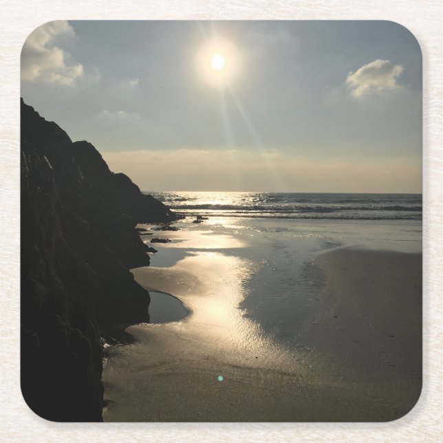 Posavasos Cuadrado De Papel Caswell Coaster 1 (Anverso)