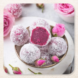 Posavasos Cuadrado De Papel catastro