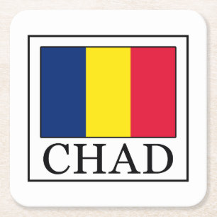Posavasos Cuadrado De Papel Chad