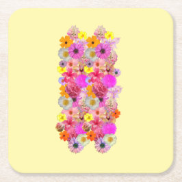 Posavasos Cuadrado De Papel Champion's Bouquet 