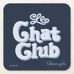 Posavasos Cuadrado De Papel Chicas Gilmore  Le Chat Club