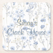 Chinoiserie Toile de Jouy Azul Pavón Mahjong Perso