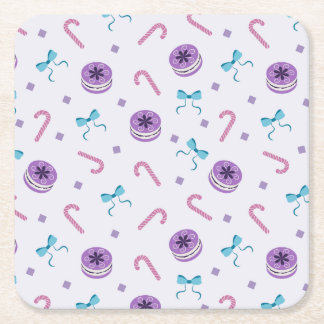 Posavasos Cuadrado De Papel Christmas Decor