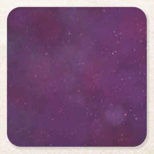 Posavasos Cuadrado De Papel Cielo de estrella morada