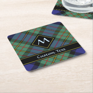 Posavasos Cuadrado De Papel Clan MacLaren Tartan