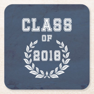 Posavasos Cuadrado De Papel Clase de 2018