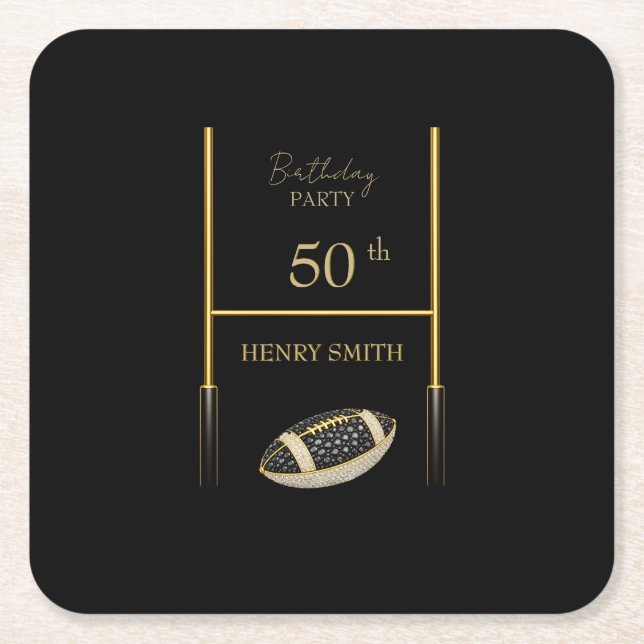 Posavasos Cuadrado De Papel Coaster (Anverso)